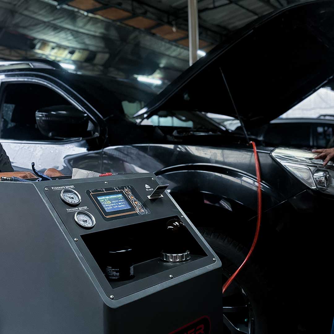 Servis Eksklusif Stinger & Swez Engine Flush di Bengkel Wiguna 4 stinger dan swez engine flush