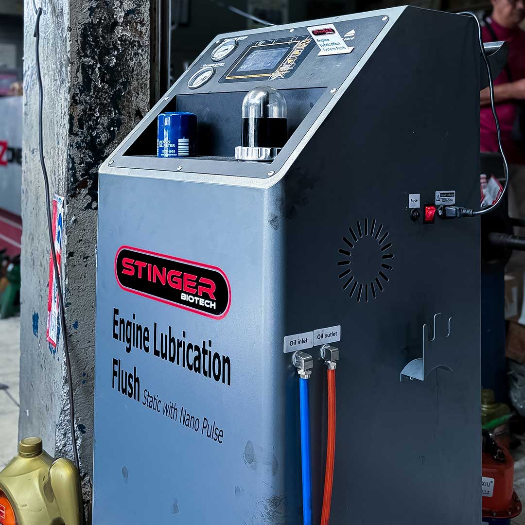 Servis Eksklusif Stinger & Swez Engine Flush di Bengkel Wiguna 2 stinger engine flush