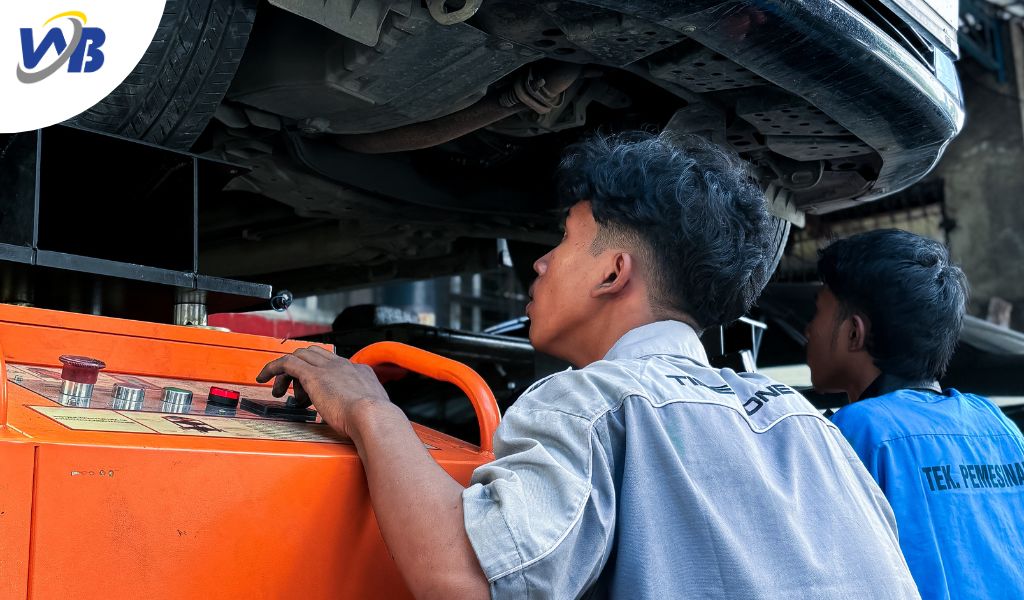 Bengkel Terdekat yang Punya Kyoto Shaking Machine 1 bengkel cek kaki-kaki