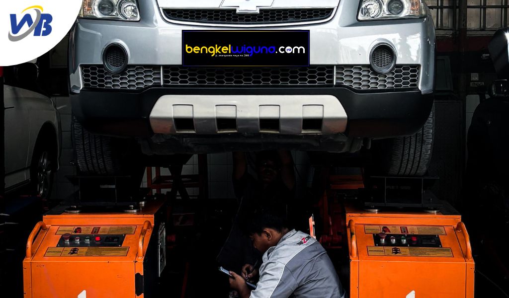 Kyoto Shaking Machine: Teknologi Diagnosa Kaki-Kaki Mobil Paling Akurat di Bengkel Wiguna Depok 1 Kyoto Shaking Machine