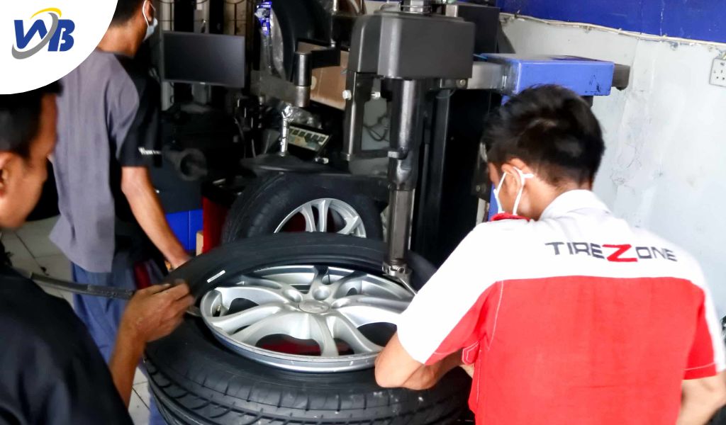 Penyebab ban habis sebelah