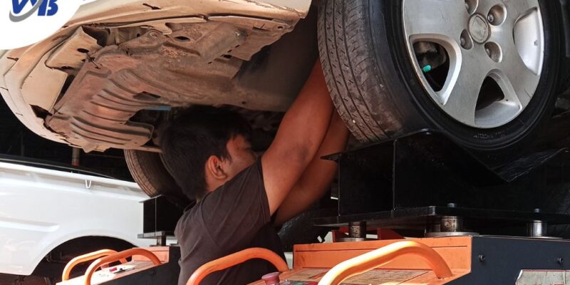 cek digital kaki kaki mobil