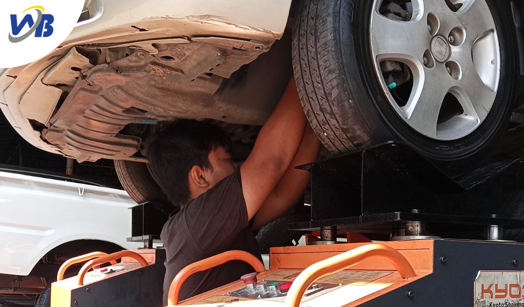 cek digital kaki kaki mobil