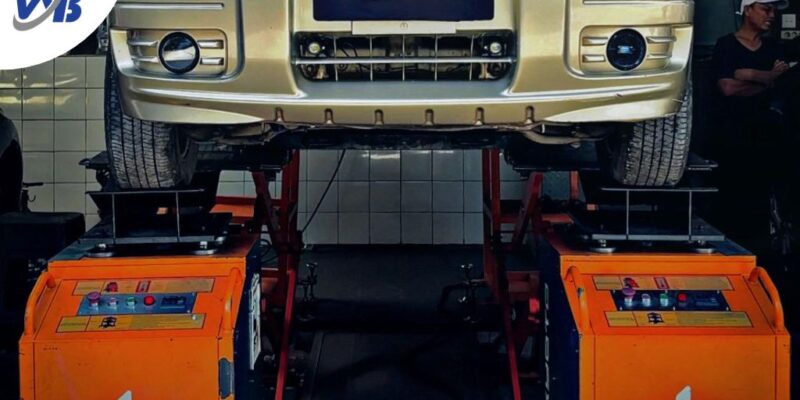 Cek kaki-kaki mobil Kyoto