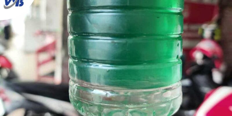 pertalite campur air