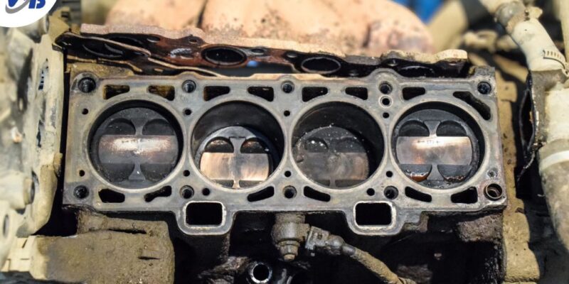 karbon mesin menumpuk