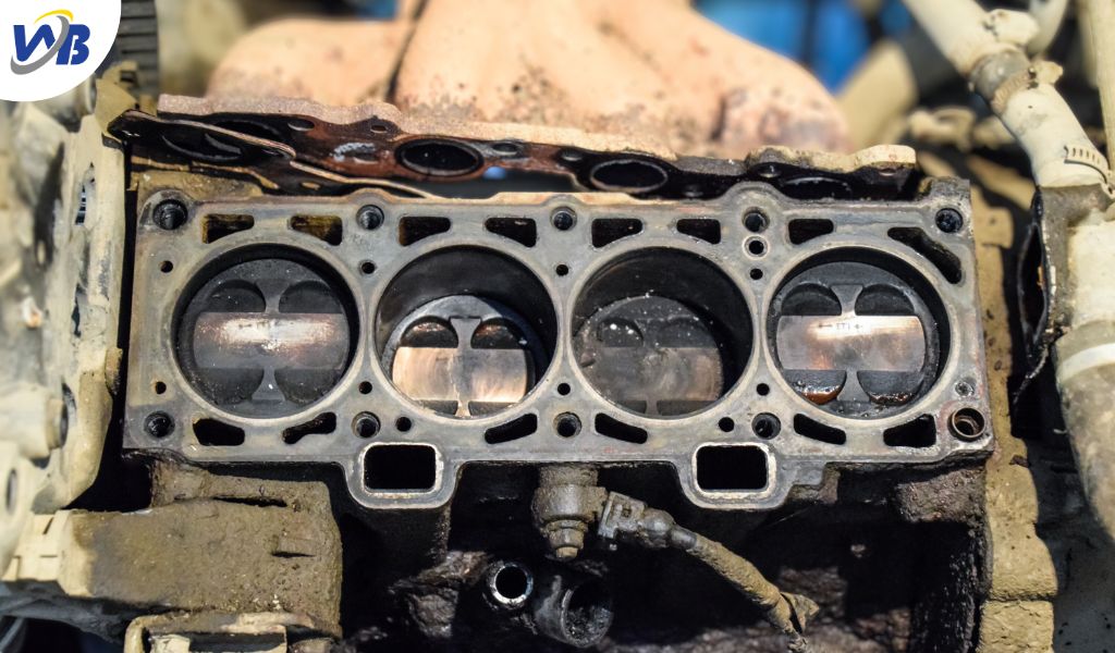 karbon mesin menumpuk